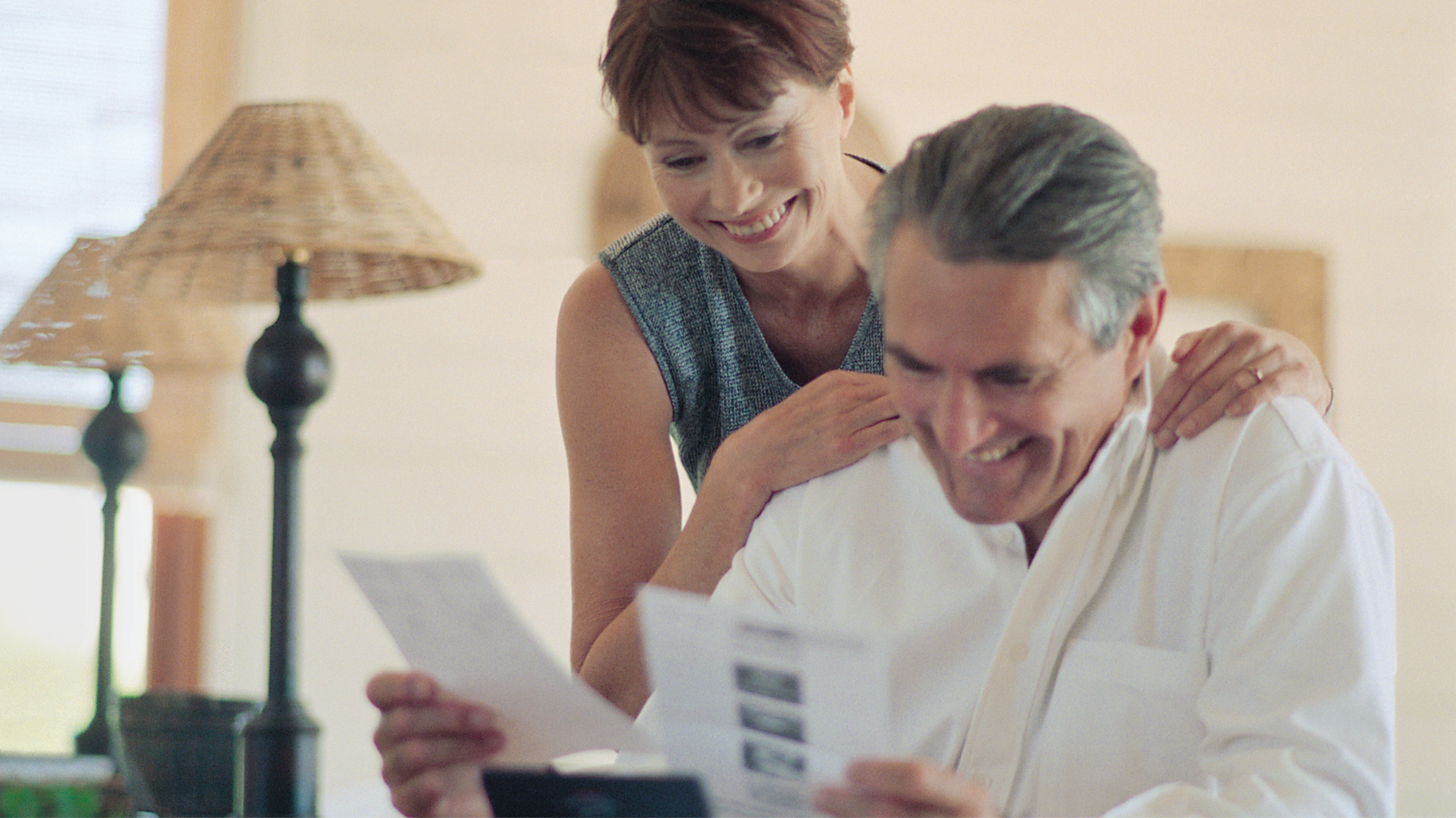 Couple celebrating appeal success